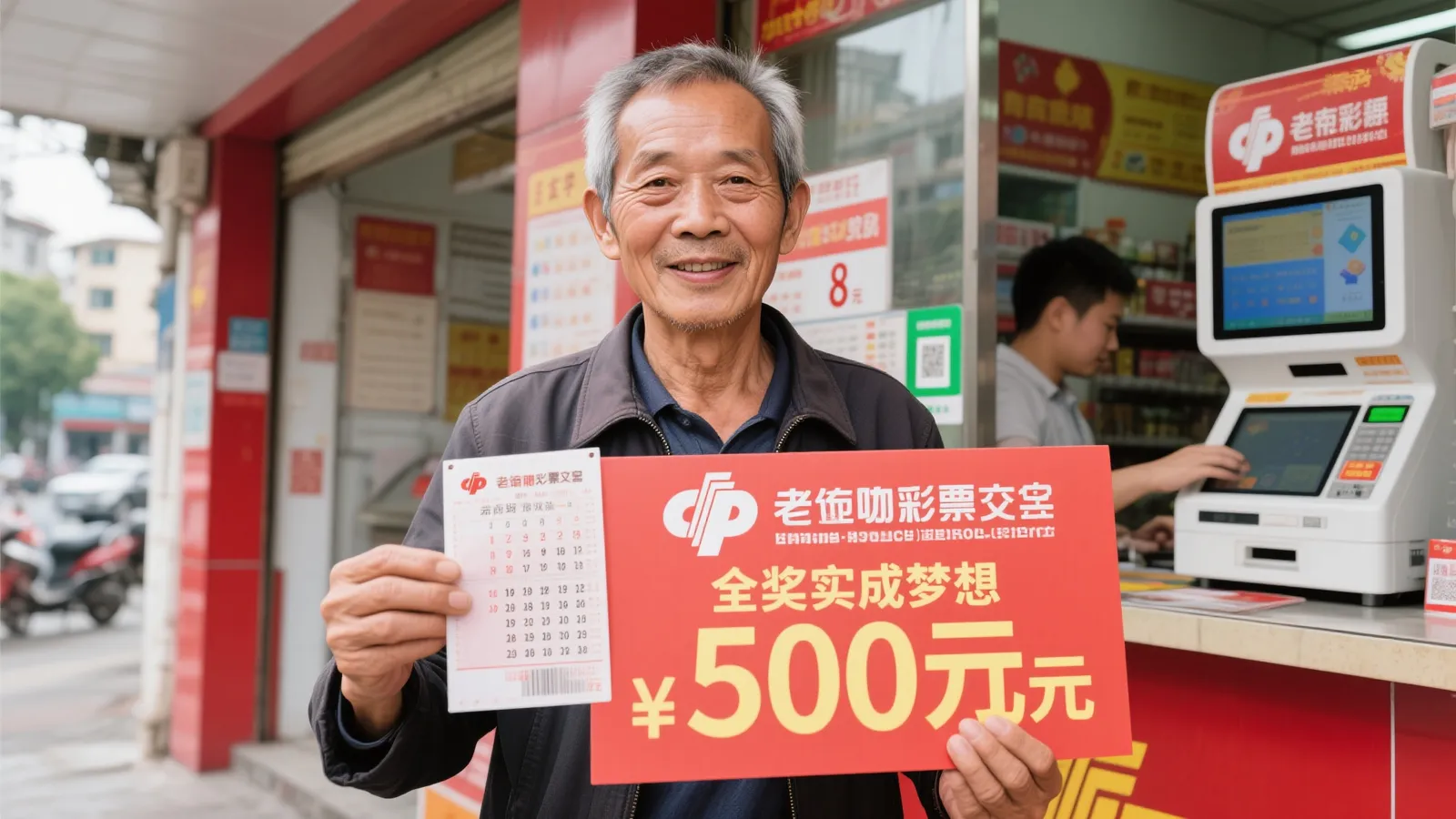 老彩民8元机选喜中福彩500万，随性选号成就大奖梦