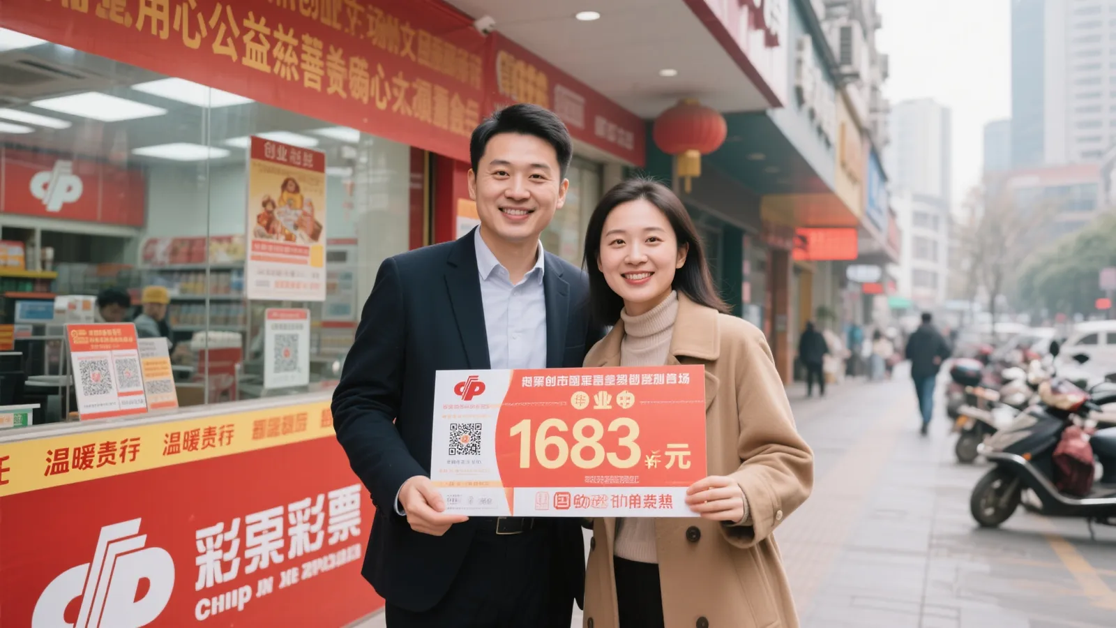 创业夫妻喜中福彩1683万：购彩初衷是为慈善献爱心