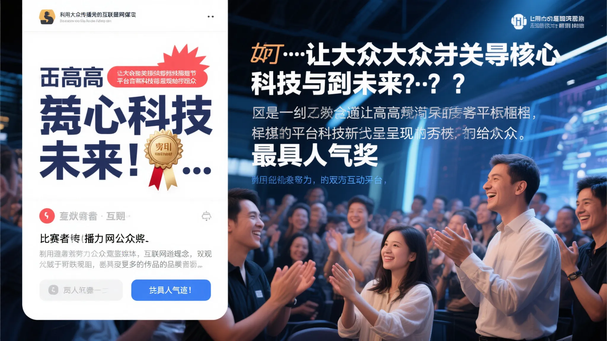 创新竞赛人气之星网络评选全面开启！